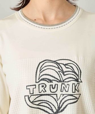 【美品】TRUNK HIROKO KOSHINO ロゴドットパターンプルオーバー 美品】TRUNK HIROKO KOSHINO ロゴドットパターンプルオーバー 美品