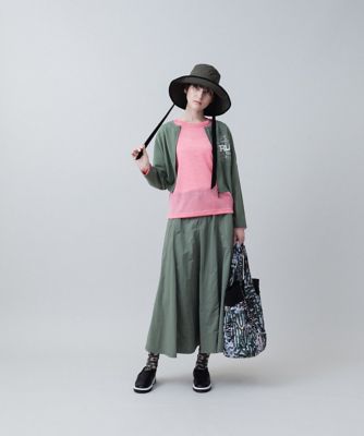 メタリックプリントカットソー　／日本製／洗濯機で洗える