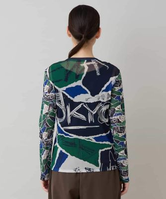 25SS HIROKO KOSHINO ヒロココシノ アートプリントプルオーバー 25SS HIROKO KOSHINO ヒロココシノ アートプリントプルオーバー