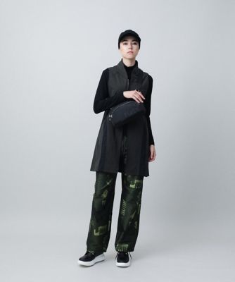 美品 MAX&Co. ポンチョ アルパカ モヘヤ ブレンド ネック着脱◎ 40 Bonmax BCO5113 [通年]ポリジン ロングベスト [吸汗速乾