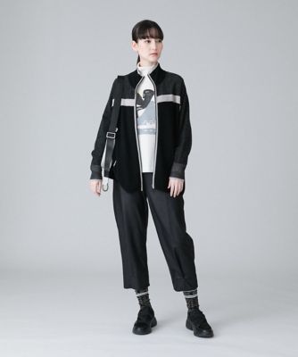 【洗濯機で洗える】ストレッチレザーワイドフォルムパンツ
