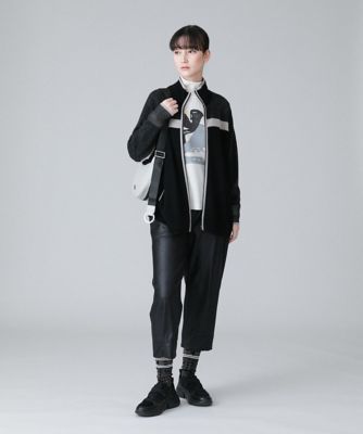 【洗濯機で洗える】ストレッチレザーワイドフォルムパンツ