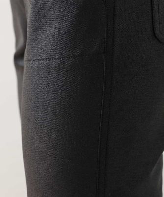 【洗濯機で洗える】ストレッチレザースリムパンツ
