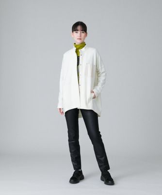 【洗濯機で洗える】ストレッチレザースリムパンツ