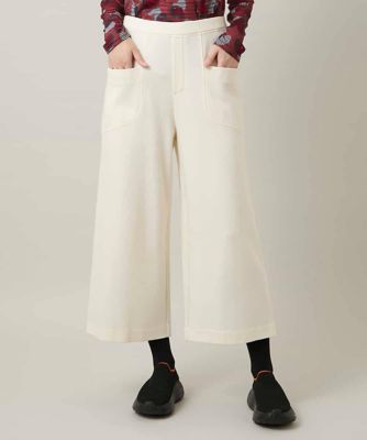 ＜TRUNK HIROKO KOSHINO (Women)＞ポンチイージーワイドパンツ／洗える