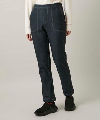 ＜TRUNK HIROKO KOSHINO (Women)＞裏起毛３Ｄデニムスリムパンツ／洗える