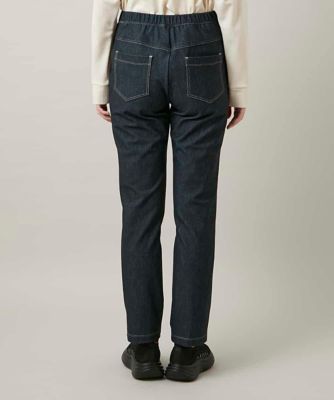 裏起毛3Dデニムスリムパンツ／洗える | TRUNK HIROKO KOSHINO (Women