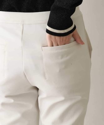 カーブステッチパンツ／洗える