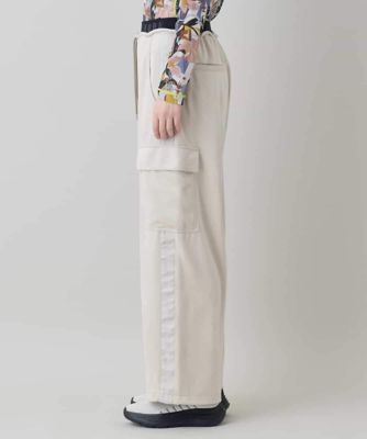 ロゴウエスト起毛ワイドパンツ ／洗える | TRUNK HIROKO KOSHINO