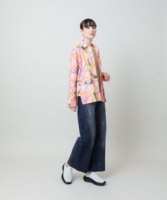 ストレッチデニムワイドパンツ／日本製／洗える | TRUNK HIROKO
