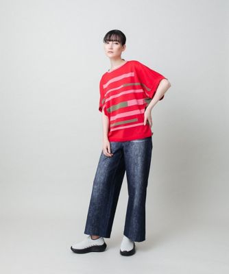 ストレッチデニムワイドパンツ／日本製／洗える | TRUNK HIROKO