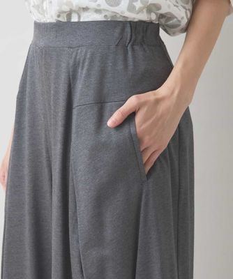 センタータックワイドパンツ／日本製／洗濯機で洗える
