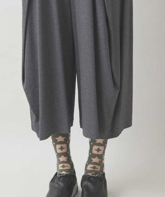 センタータックワイドパンツ／日本製／洗濯機で洗える