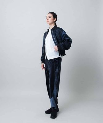 ラウンドシルエットベロアパンツ／洗える | TRUNK HIROKO KOSHINO