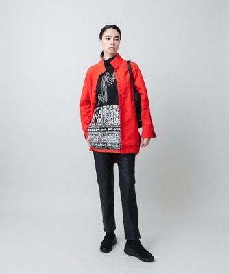 HIROKO KOSHINO 絵画プリントアシンメトリー チュニック HIROKO KOSHINO 絵画プリントアシンメトリー チュニック アート