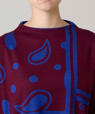 幾何ペイズリーボックスシルエットチュニック／日本製／洗える | TRUNK