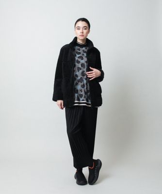 ハートアニマル柄ボーダーデザインチュニック ／洗える | TRUNK HIROKO