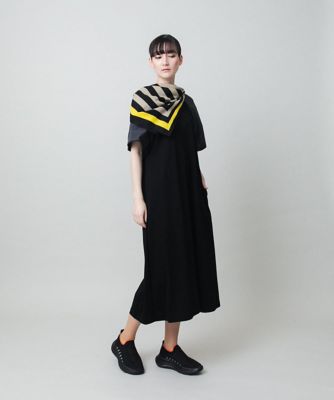 異素材ドッキングワンピース／日本製／洗える | TRUNK HIROKO KOSHINO