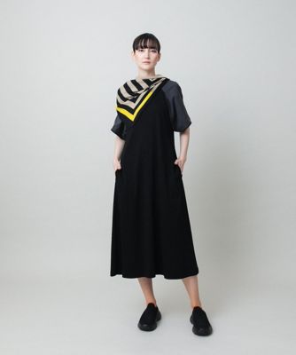 異素材ドッキングワンピース／日本製／洗える | TRUNK HIROKO KOSHINO