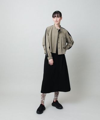 異素材ドッキングワンピース／日本製／洗える | TRUNK HIROKO KOSHINO