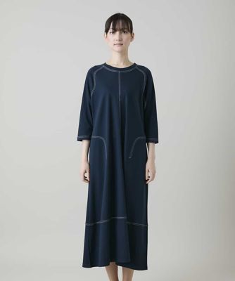 コットンジャージーラグランワンピース／洗える | TRUNK HIROKO