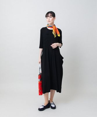 新品・47,300円☆HIROKO KOSHINOTRUNK/ワンピース ギャザーアウトポケットワンピース | TRUNK HIROKO KOSHINO (Women