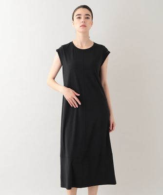 ロゴアクセントジャージーワンピース／洗える | TRUNK HIROKO