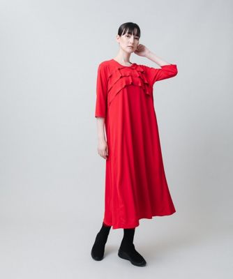 ローラさん着用　レッドヴァレンティノ ワンピースとサーモンピンクカットソー ローラさん着用 レッドヴァレンティノ ワンピースとサーモン