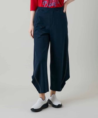 ＜TRUNK HIROKO KOSHINO (Women)＞コットンジャージーボリュームパンツ／洗える
