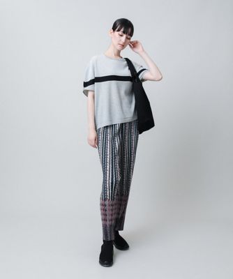 M&KYOKO プリーツパンツ 新品未使用 オリジナルプリーツストレートパンツ ／洗える | TRUNK HIROKO