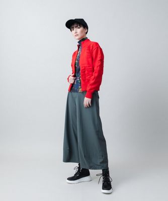 ロゴモチーフニットブルゾン／洗える