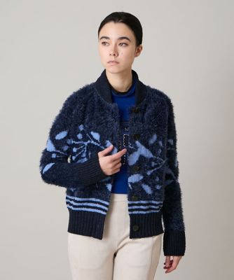 ジャカードニットカーディガン／日本製 | TRUNK HIROKO KOSHINO (Women