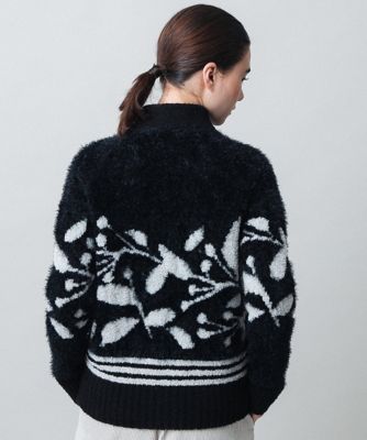 ジャカードニットカーディガン／日本製 | TRUNK HIROKO KOSHINO (Women