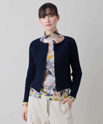 リブニットコンパクトジャケット ／洗える | TRUNK HIROKO KOSHINO