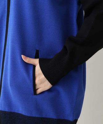 ヒロココシノ 38 ニットコート　ゆったり　バイカラー ヒロココシノ 38 ニットコート ゆったり バイカラー - メルカリ