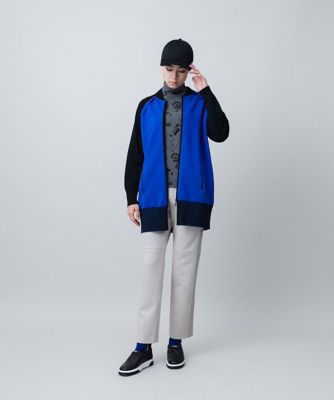 バイカラーリブアクセントニットコート／洗える | TRUNK HIROKO