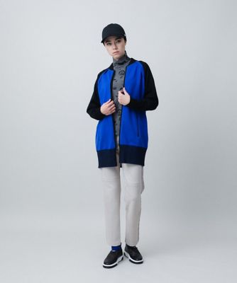 バイカラーリブアクセントニットコート／洗える | TRUNK HIROKO