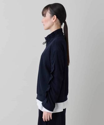 ドロストギャザーリブニットブルゾン ／日本製／洗える | TRUNK HIROKO