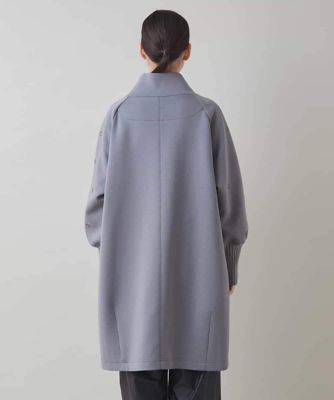 TRUNK HIROKO KOSHINO 中綿ライナー付き　ナイロンコート　中綿 TRロゴ風通ジャカードブルゾン ／洗える | TRUNK HIROKO