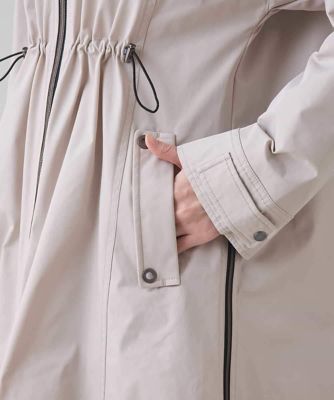 レイヤード風デザインタフタコート／洗える | TRUNK HIROKO KOSHINO