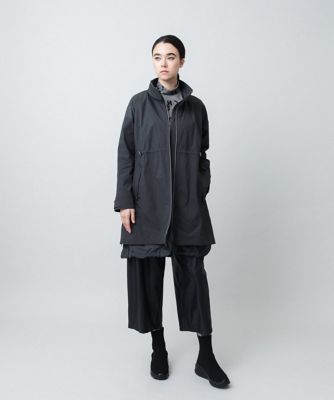 【新品】TRUNK HIROKO KOSHINO ボリュームフードタフタコート 異素材切替タフタコート | TRUNK HIROKO KOSHINO (Women