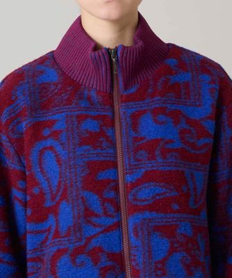 邦楽 yukori 幾何ペイズリージャカードニットコート | TRUNK HIROKO KOSHINO (Women