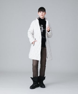 【洗える】ＴＲＵＮＫロゴ中綿入りカジュアルコート