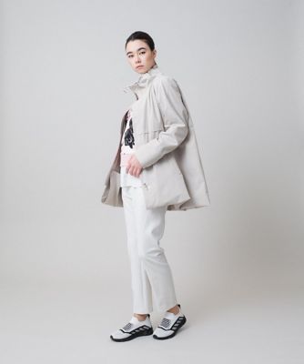 【新品】TRUNK HIROKO KOSHINO ボリュームフードタフタコート 新品】TRUNK HIROKO KOSHINO ボリュームフードタフタコート