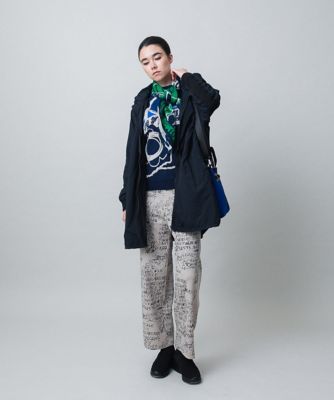 ギャザーデザインコート／洗える | TRUNK HIROKO KOSHINO (Women