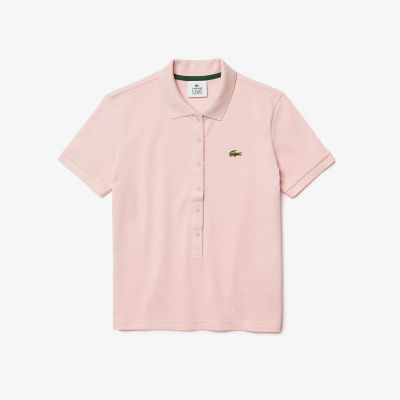 ＬＡＣＯＳＴＥ Ｌ！ＶＥ６つボタンメタルワニロゴバッジポロシャツ