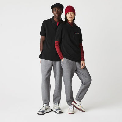 表示価格より15%off LACOSTE L!VE マルチカラーネームステッチ