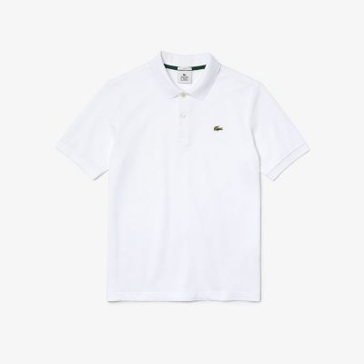 ＬＡＣＯＳＴＥ　Ｌ！ＶＥメタルバッジプレーンポロシャツ