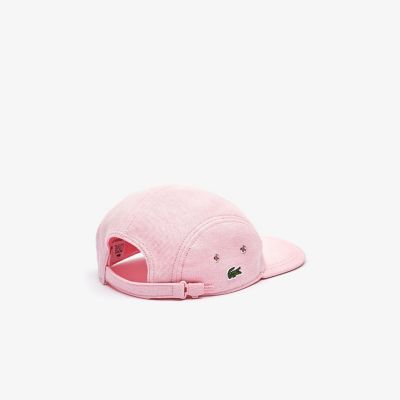 新品未使用LACOSTE 迷彩ワニロゴ鹿の子地キャップ