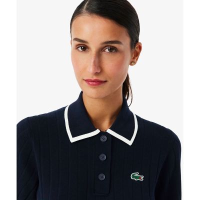 エッジ配色ゴルフニットポロシャツ | LACOSTE/ラコステ | 三越伊勢丹